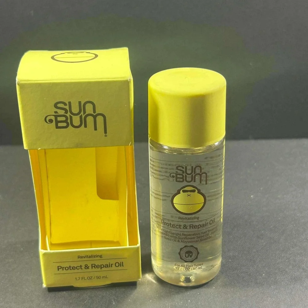 Sun Bum Protect & Repair Oil Revitalizing UV-Protecting Hair Treatment 1.7oz New